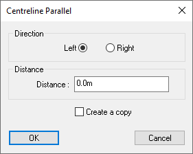 Centreline Parallel window
