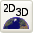 2D to 3D Conversion button