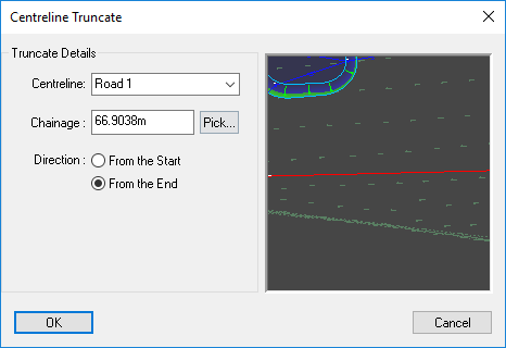 Centreline Truncate window