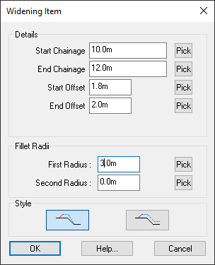 Channel Widen window
