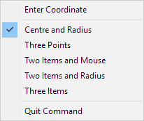 Construction Circle right-click menu