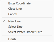 New annotation line menu