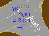 Automatic Manhole Annotation Placement example