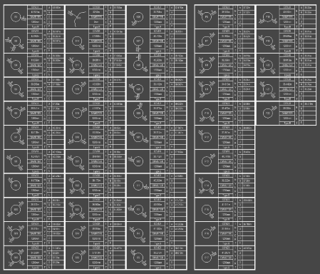 Drainage schedule paged example