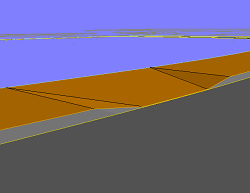 3d example of rectangular drop kerb