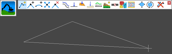 Example of New Earthwork line usage