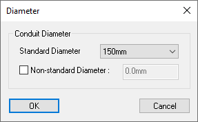 Enter diameter window