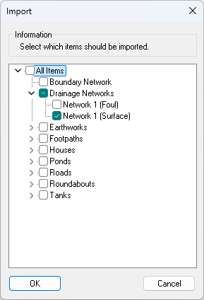 ERD Import List