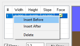 interface steps menu