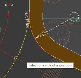 Select a junction side to edit