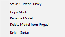 Additional Right-click menu options for models