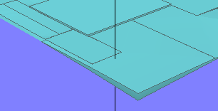 Example retaining wall final surface