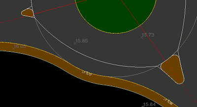 Example of dead area