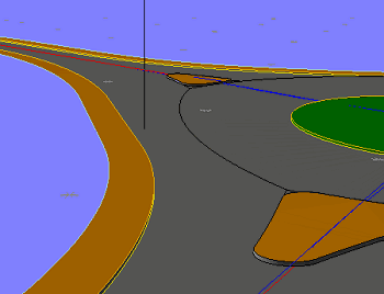 3D view with dead area removed