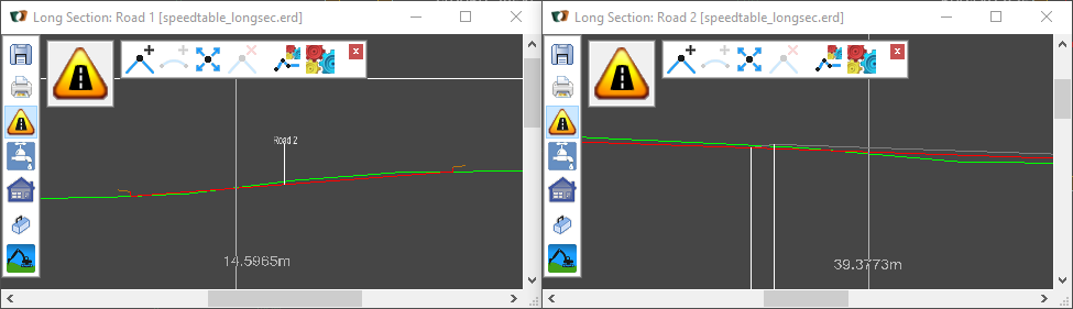 Two long sections after undocking view tabs