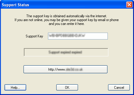 Support Period window