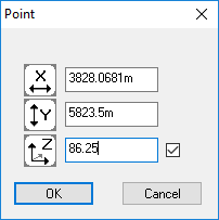 Add New Point into Terrain Window