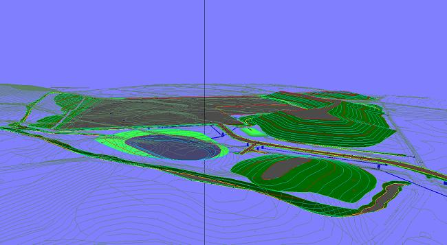 Site3D screenshot of 3D view
